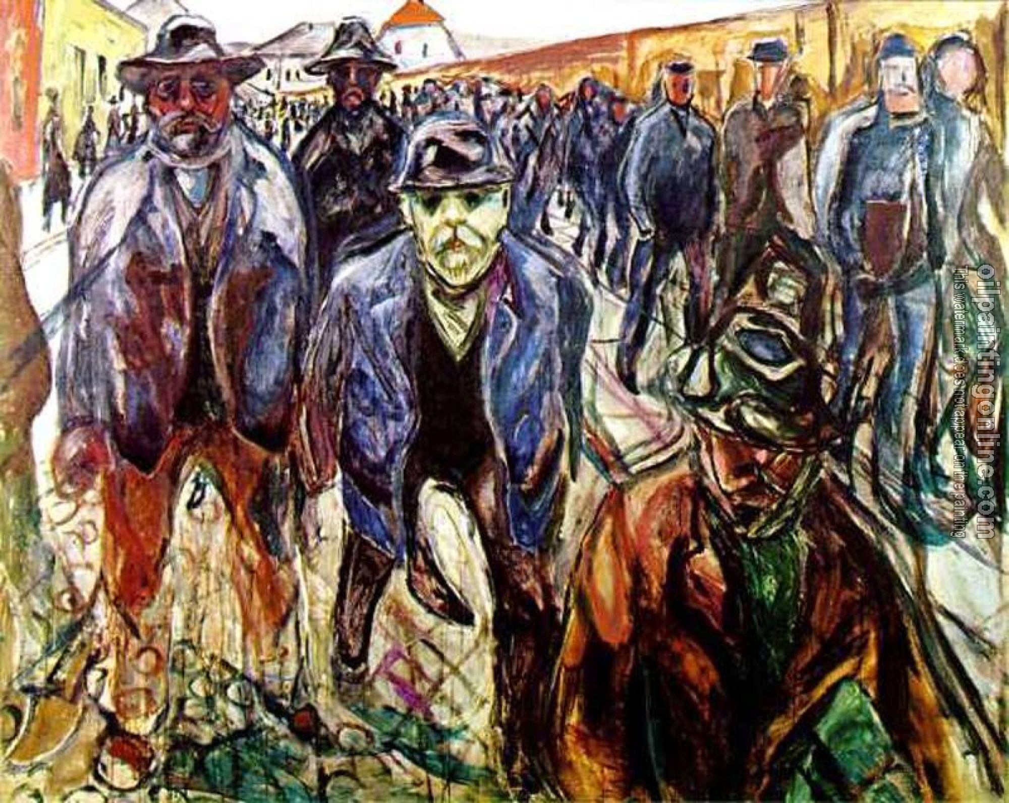 Munch, Edvard - Workers on Their Way Home